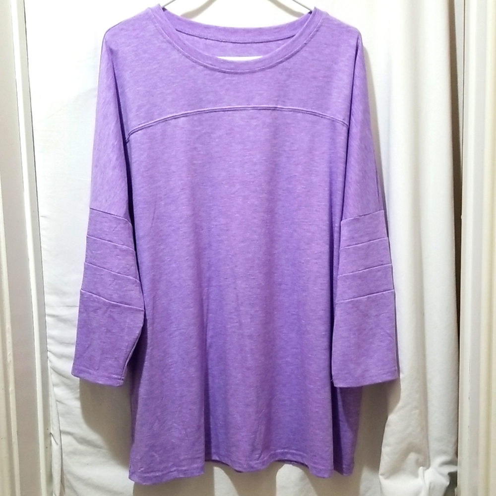 Purple Soft Pullover T Shirt Top 2XL New wot